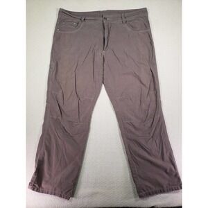 Killik Pants Mens 42 Chino Brown Mid Rise Cotton Blend Regular Hiking Pockets